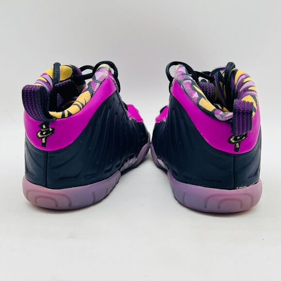 Nike Little Posite One Boys 9C Purple Saturn Black Youth PS Sneakers Shoes - Picture 7 of 11